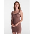 thumbnail image 1 of No Boundaries Ruffle Slip Dress, Women's XS-XXL, 1 of 5