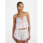 Satin Cami and Shorts Sleep Set, 2-Piece, Women's XS-XXL
