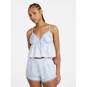 Satin Cami and Shorts Sleep Set, 2-Piece, Women's XS-XXL