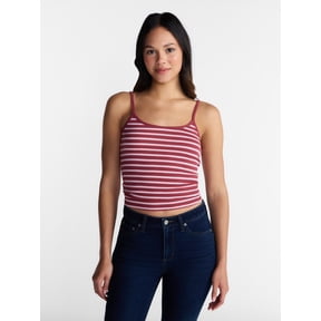 No Boundaries Scoop Neck Cami Top, Women's XXS-XXL