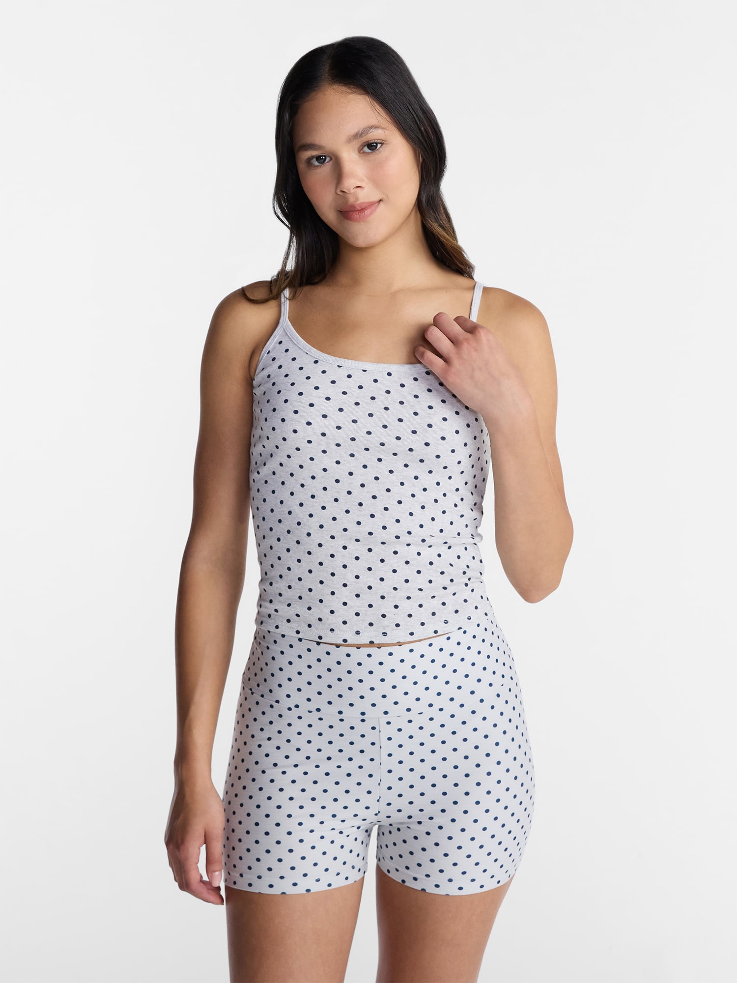 No Boundaries Scoop Neck Cami Top, Women's XXS-XXL