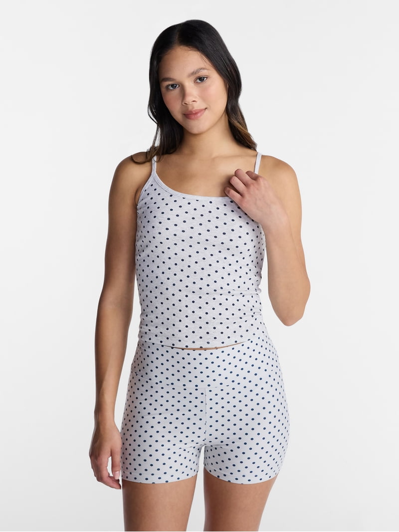No Boundaries Scoop Neck Cami Top, Women's XXS-XXL - Walmart.com