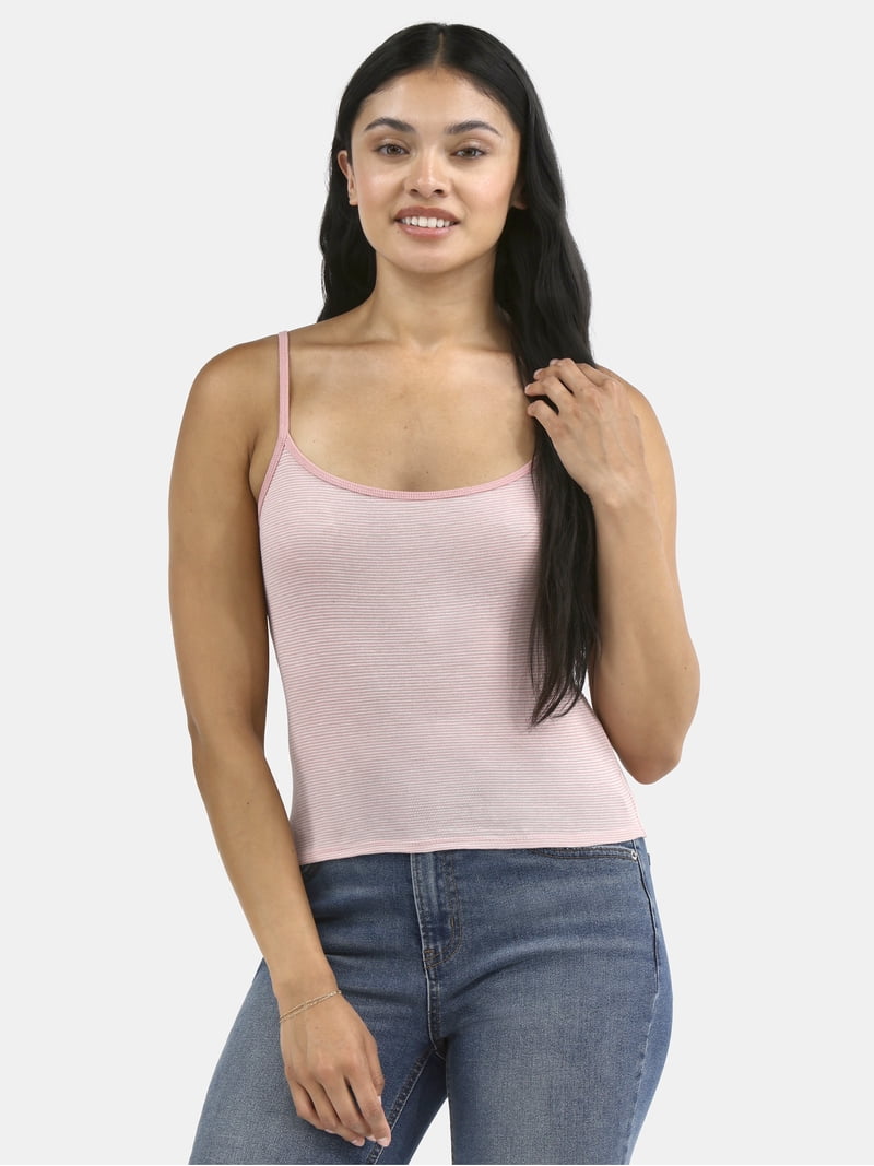 No Boundaries Scoop Cami, Women's - Walmart.com