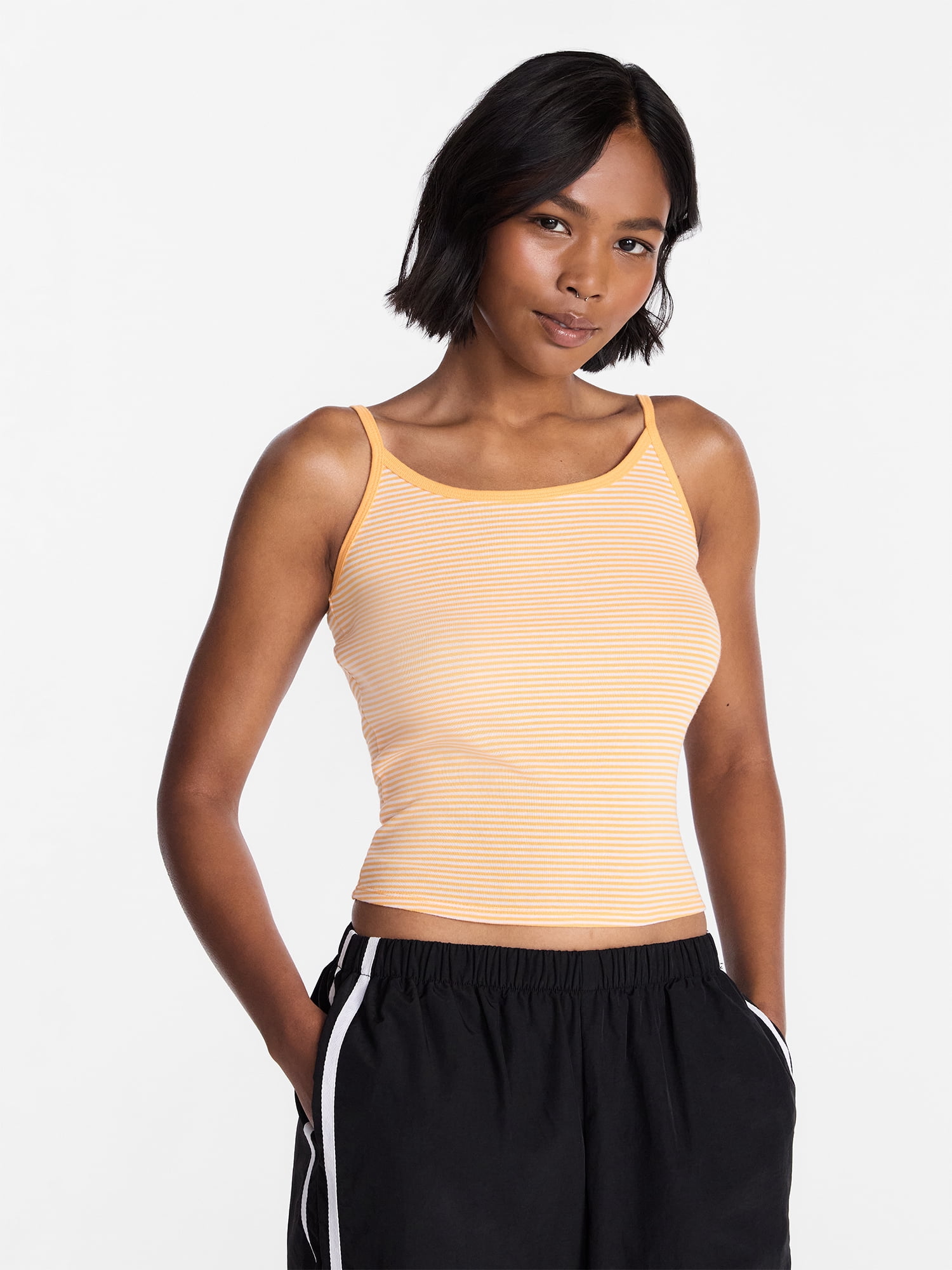 No Boundaries Scoop Neck Cami Top, Women's XXS-XXL