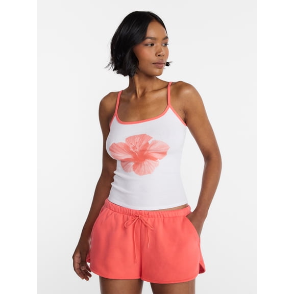 No Boundaries Scoop Neck Cami Top, Women's XXS-XXL