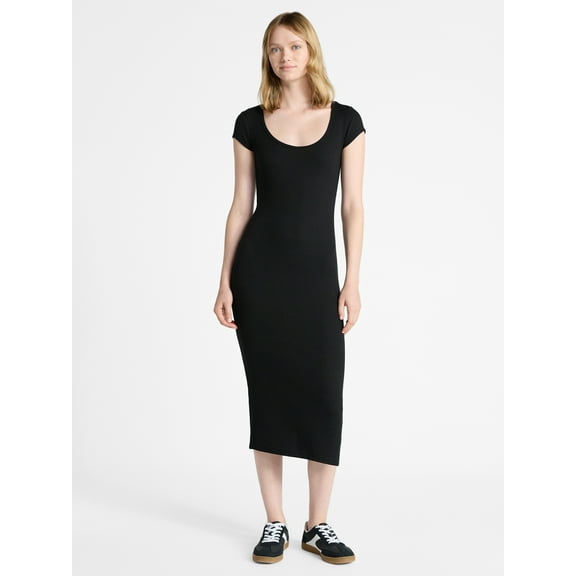 No Boundaries Scoop Midi Dress, Women's