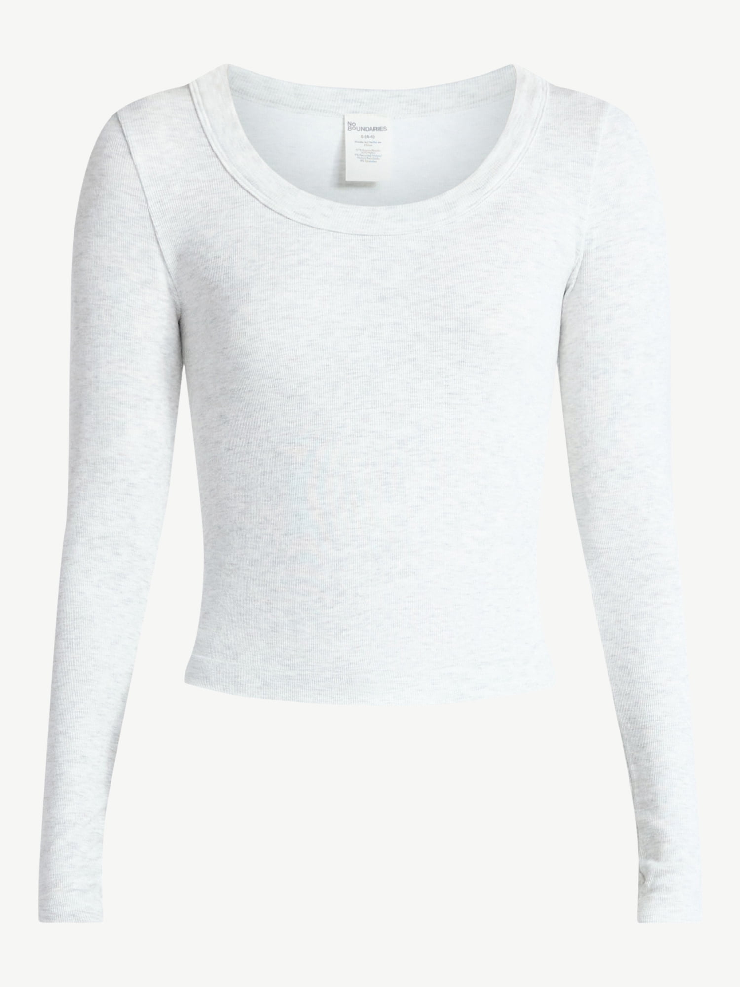 No Boundaries Scoop Neck Seamless Tee, Women's