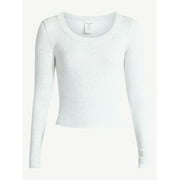 NO BOUNDARIES Scoop Neck Seamless Tee, Women's