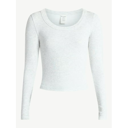 No Boundaries Scoop Neck Seamless Tee, Women's