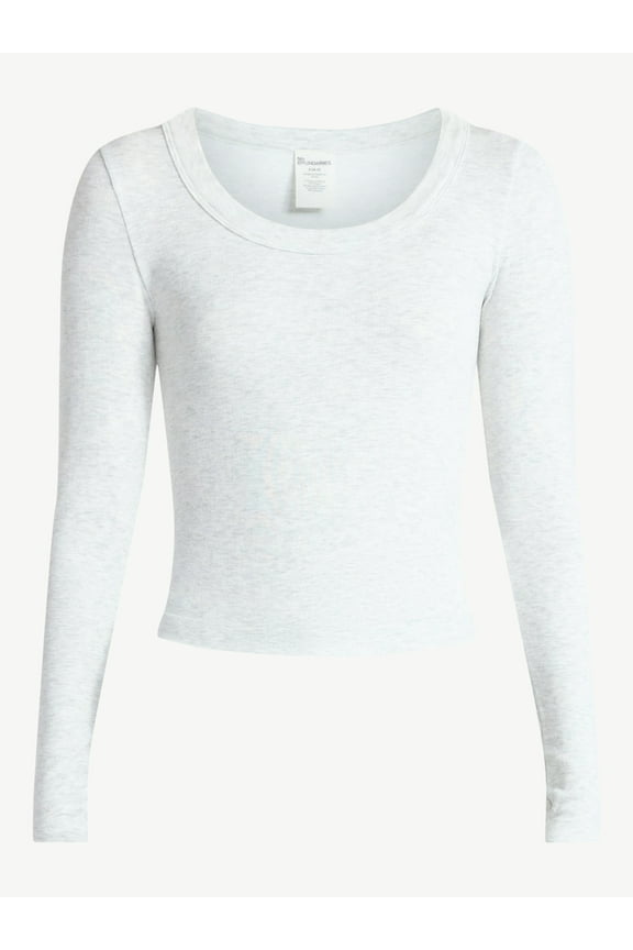 Scoop Neck Seamless Tee, Women's