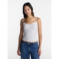 thumbnail image 1 of No Boundaries Sequin Lace Trim Cami Top, Women's XXS-XXL, 1 of 5