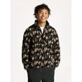 thumbnail image 1 of No Boundaries Faux Shearling Quarter Zip Pullover, Men’s XS-4XL, 1 of 5