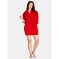 thumbnail image 1 of No Boundaries Women's Shorty Pajama Union Suit, Sizes XS-XXL, 1 of 6