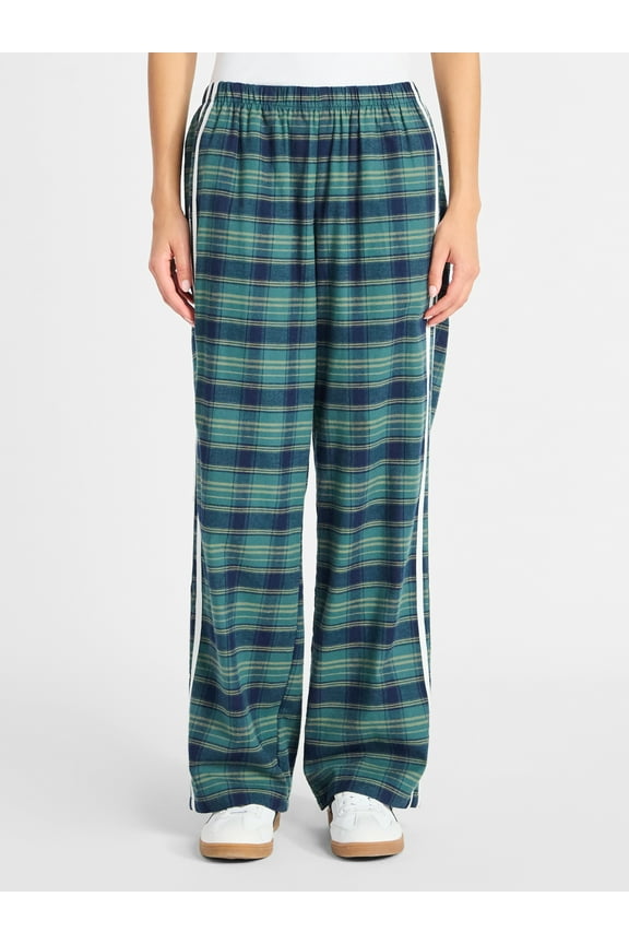 Cotton Boxer Pants with Side Stripes, 31'' Inseam, Women's