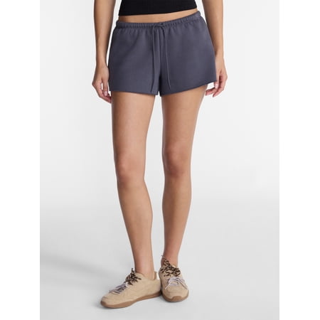 No Boundaries Skinny WB Fleece Short, Women's XXS-XXL