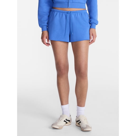 No Boundaries Skinny WB Fleece Short, Women's XXS-XXL