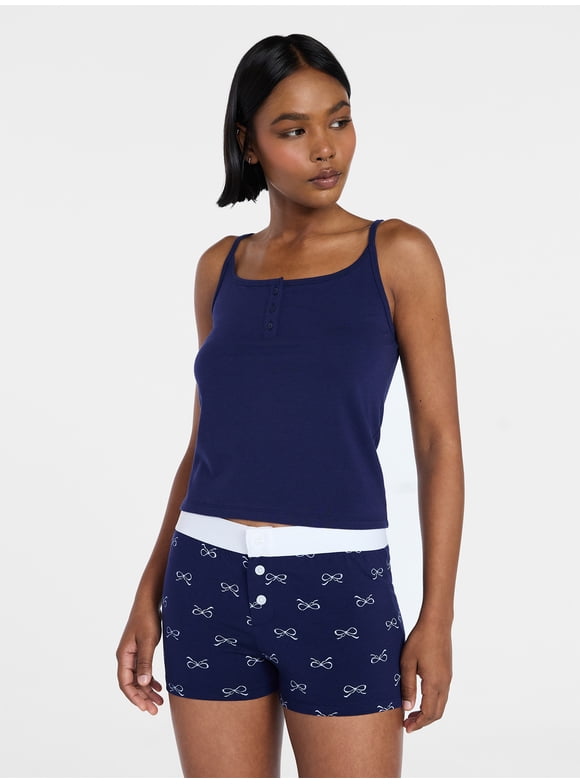 Cami and Boxer Shorts Sleep Set from our Cloud Core Collection, 2-Piece, Women's XXS-3X