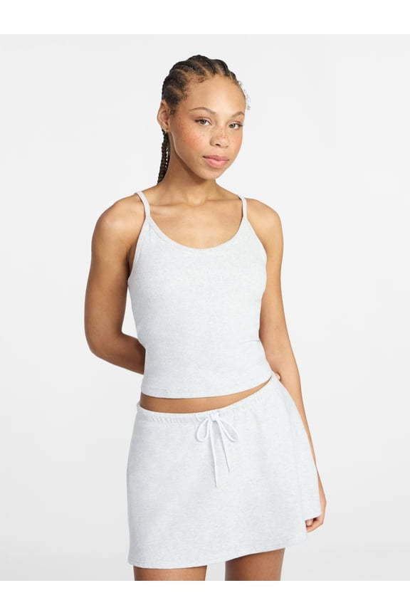 Cozy Sleepwear Cami and Skort Set, 2-Piece, Women’s and Women’s Plus XXS-3X