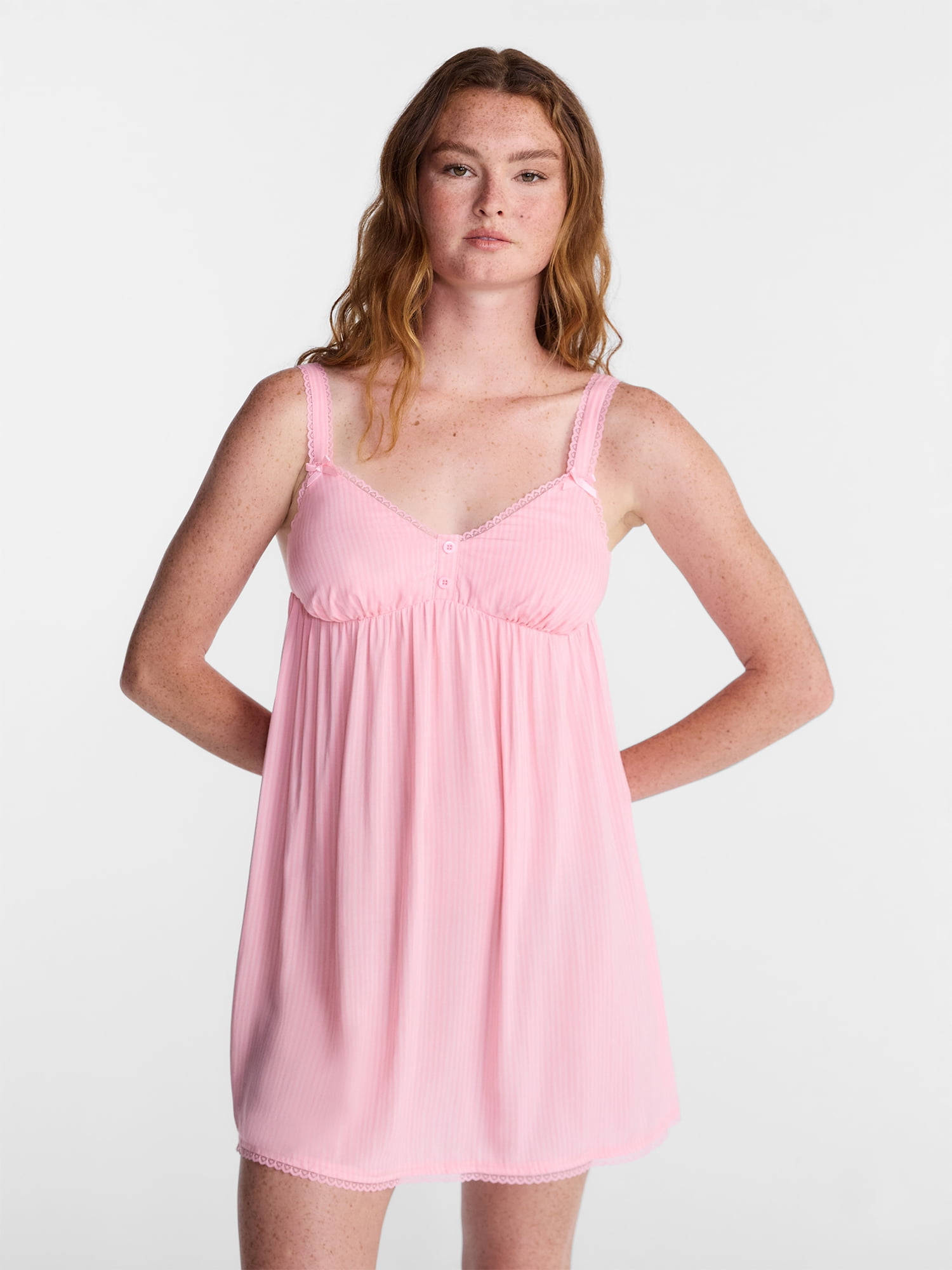 No Boundaries Woven Sleep Dress, Women's size XS - XXL