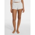 thumbnail image 1 of No Boundaries Single Jersey Lace Sleep Shorts, Women's XXS-3X, 1 of 5