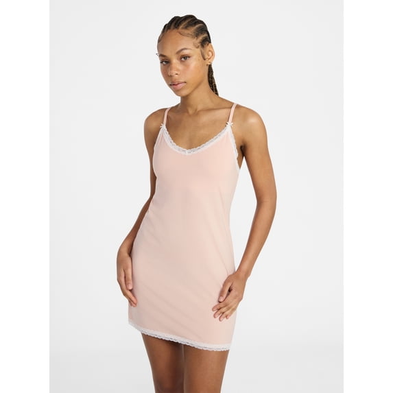 No Boundaries Sleep Lace Slip, Women's XXS-3X