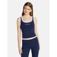 thumbnail image 1 of No Boundaries Single Jersey Lace Sleep Tank Top, Women's XXS-3X, 1 of 5