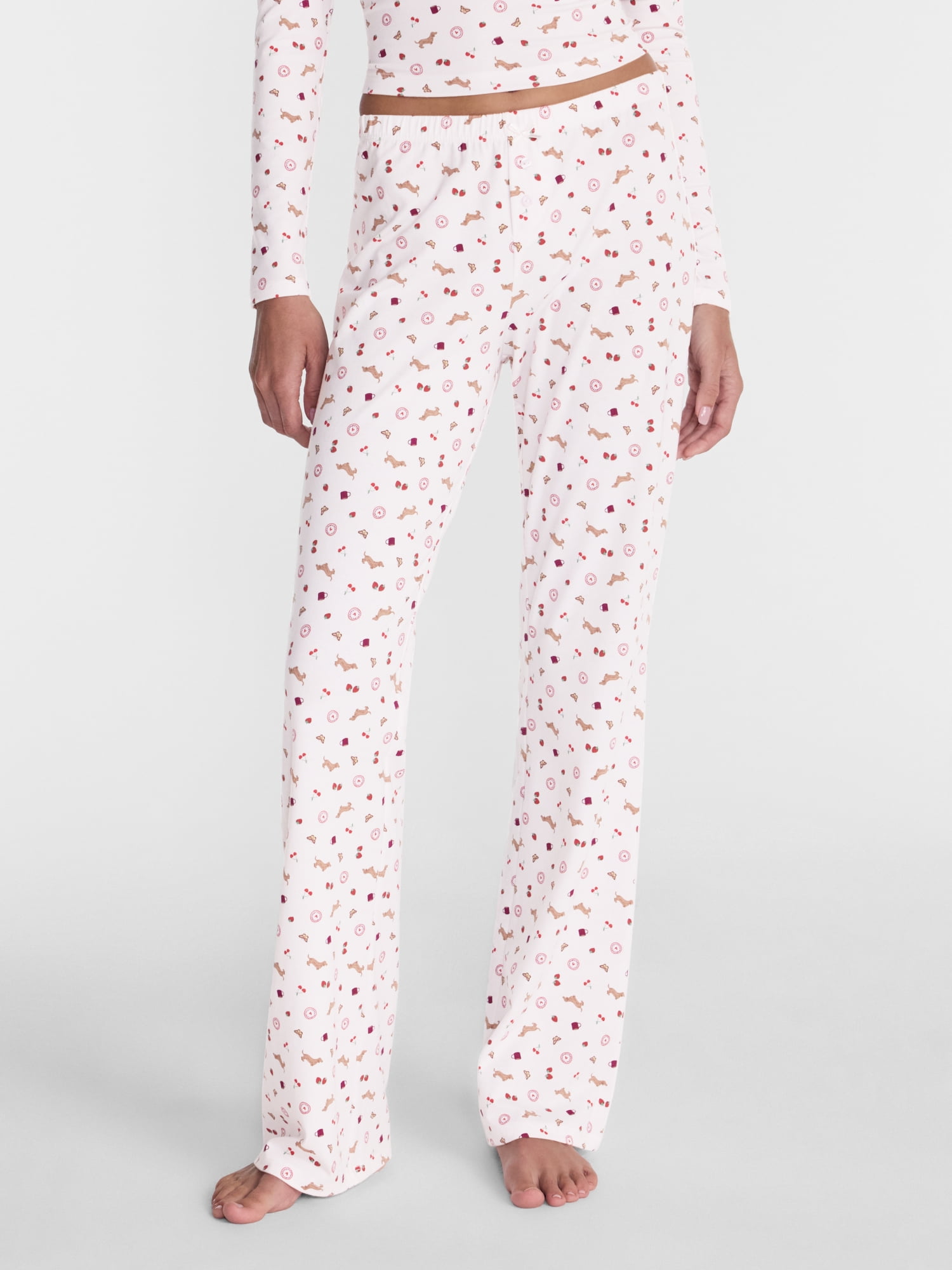 No Boundaries Cloud Core Low Rise Sleep Pants, 31” Inseam, Women's XXS-3X