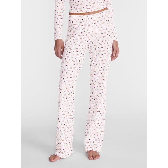 No Boundaries Cloud Core Low Rise Sleep Pants, 31” Inseam, Women's XXS-3X