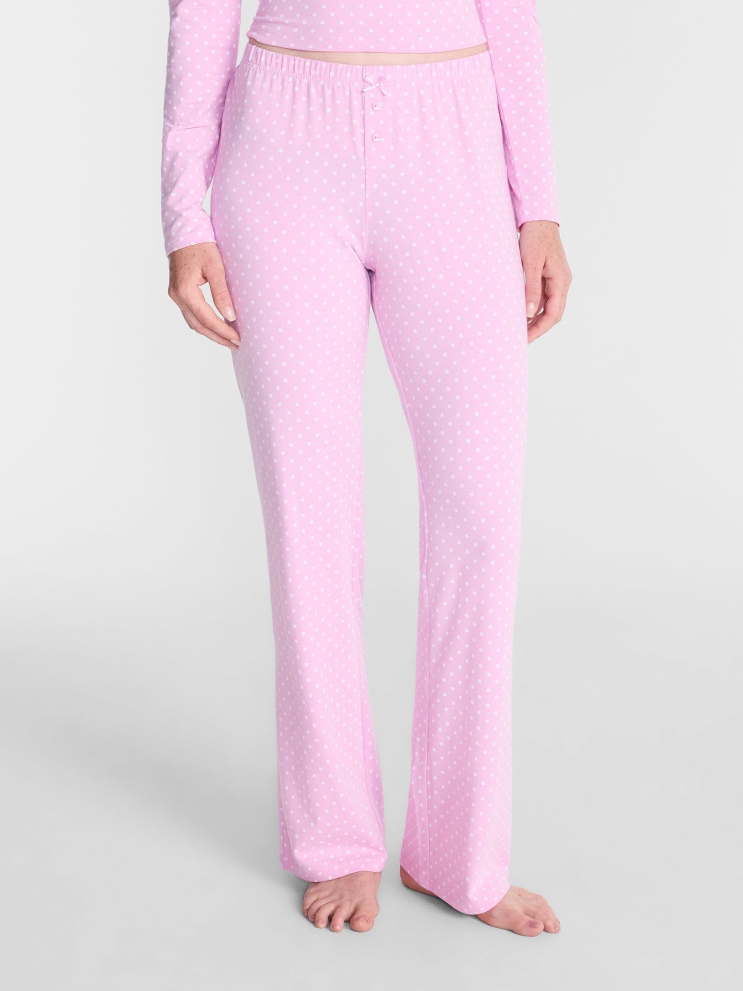 No Boundaries Cloud Core Low Rise Sleep Pants, 31” Inseam, Women's XXS-3X