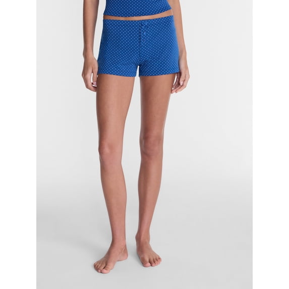 No Boundaries Cloud Core Low Rise Sleep Shorts, Women's XXS-3X