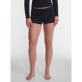 thumbnail image 1 of No Boundaries Cloud Core Low Rise Sleep Shorts, Women's XXS-3X, 1 of 5