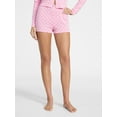 thumbnail image 1 of No Boundaries Sleep Pointelle Knit Shorts, Women’s XXS-3X, 1 of 6