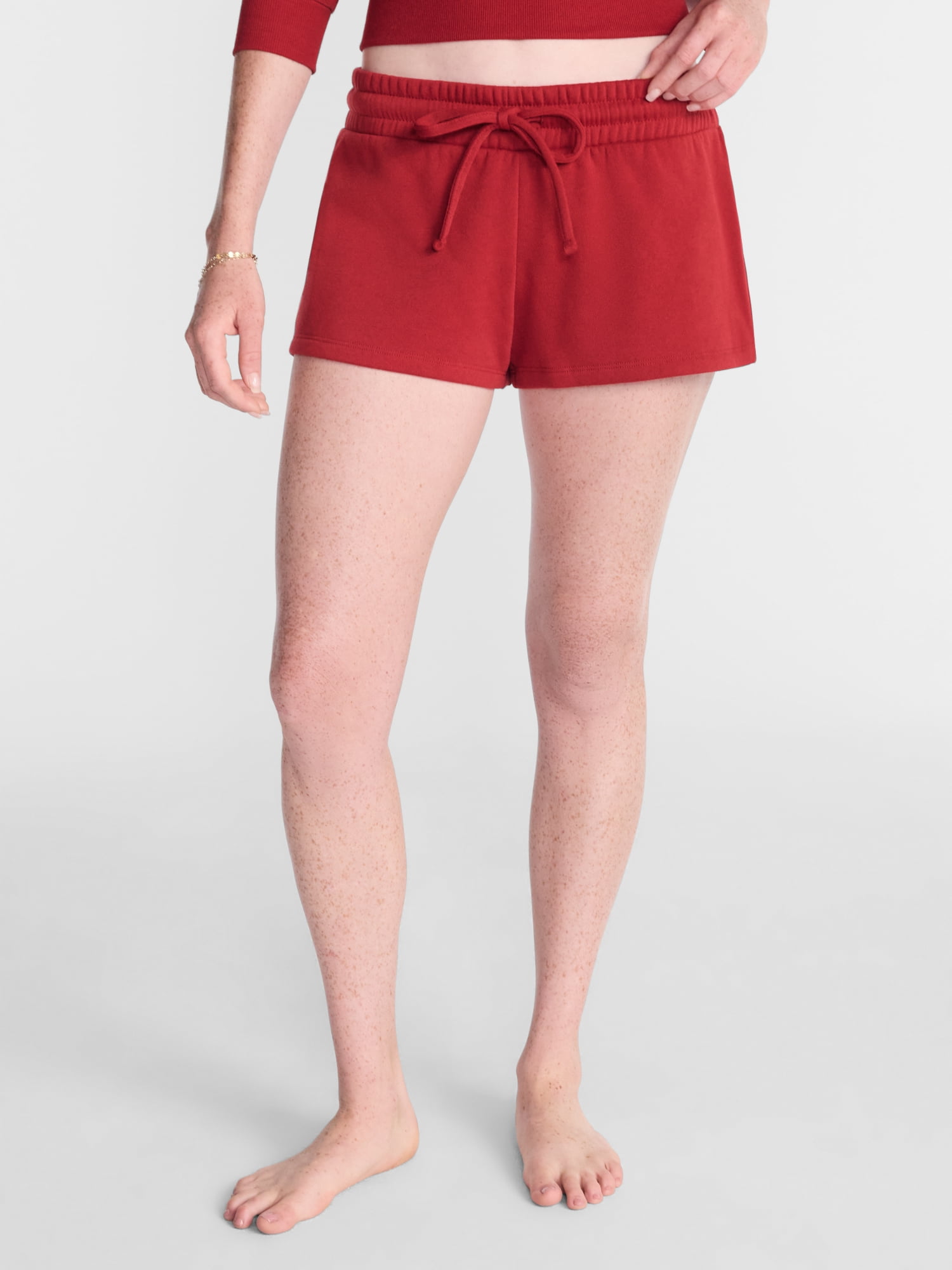 No Boundaries Soft Sleepwear Shorts, 2.5'' Inseam, Women’s and Women’s Plus XXS-3X