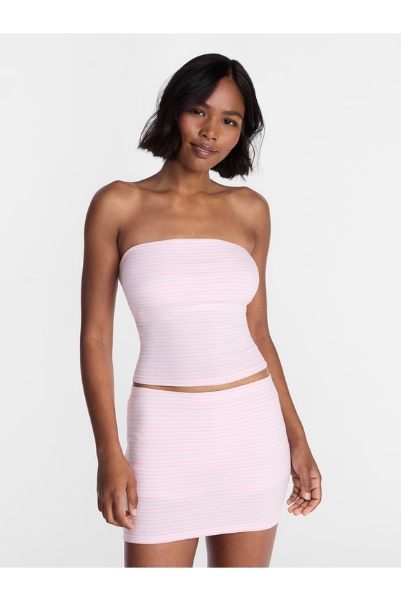 Sleepwear Tube Top and Skort Set from our Cloud Core Collection, 2 Piece, Women’s and Women’s Plus XXS-3X