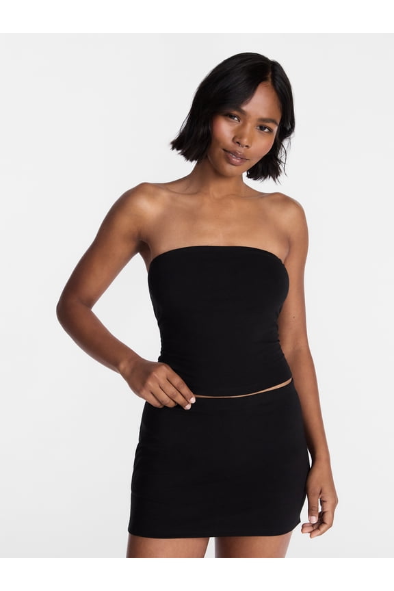 Sleepwear Tube Top and Skort Set from our Cloud Core Collection, 2 Piece, Women’s and Women’s Plus XXS-3X