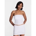 thumbnail image 1 of No Boundaries Sleepwear Tube Top and Skort Set from our Cloud Core Collection, 2 Piece, Women’s and Women’s Plus XXS-3X, 1 of 5