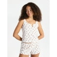 thumbnail image 1 of No Boundaries Cloud Core Sleepwear Brami, Women's and Women's Plus XXS-3X, 1 of 4