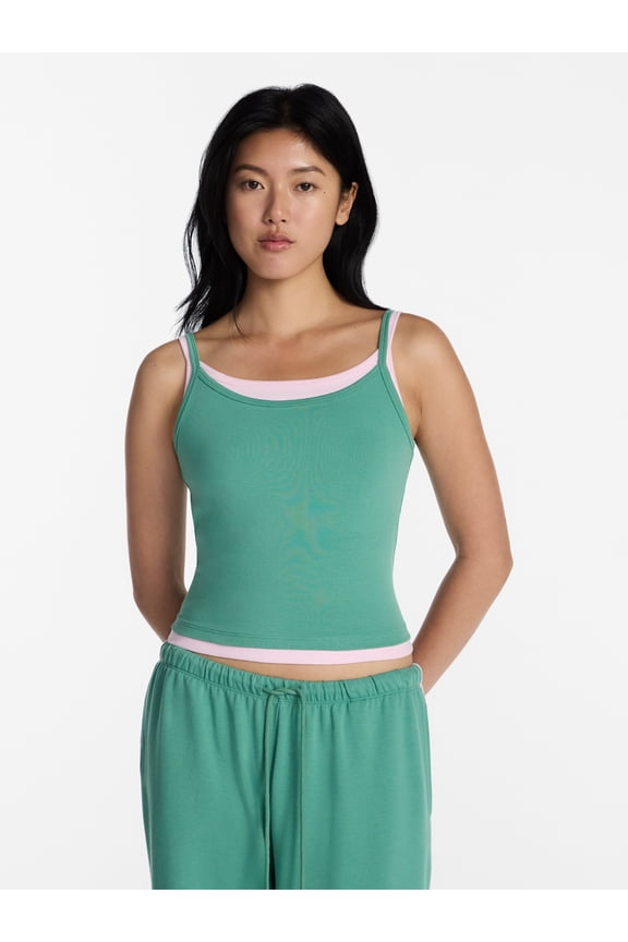 Sleepwear Double Cami, Women’s and Women’s Plus XXS-3X