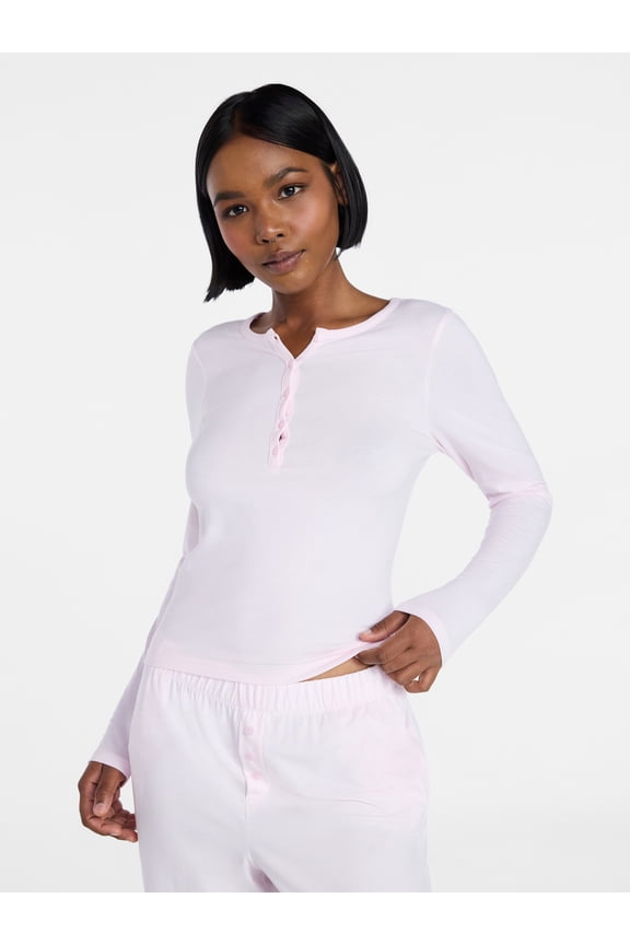 Cloud Core Sleepwear Henley Shirt, Women's XS-XXL