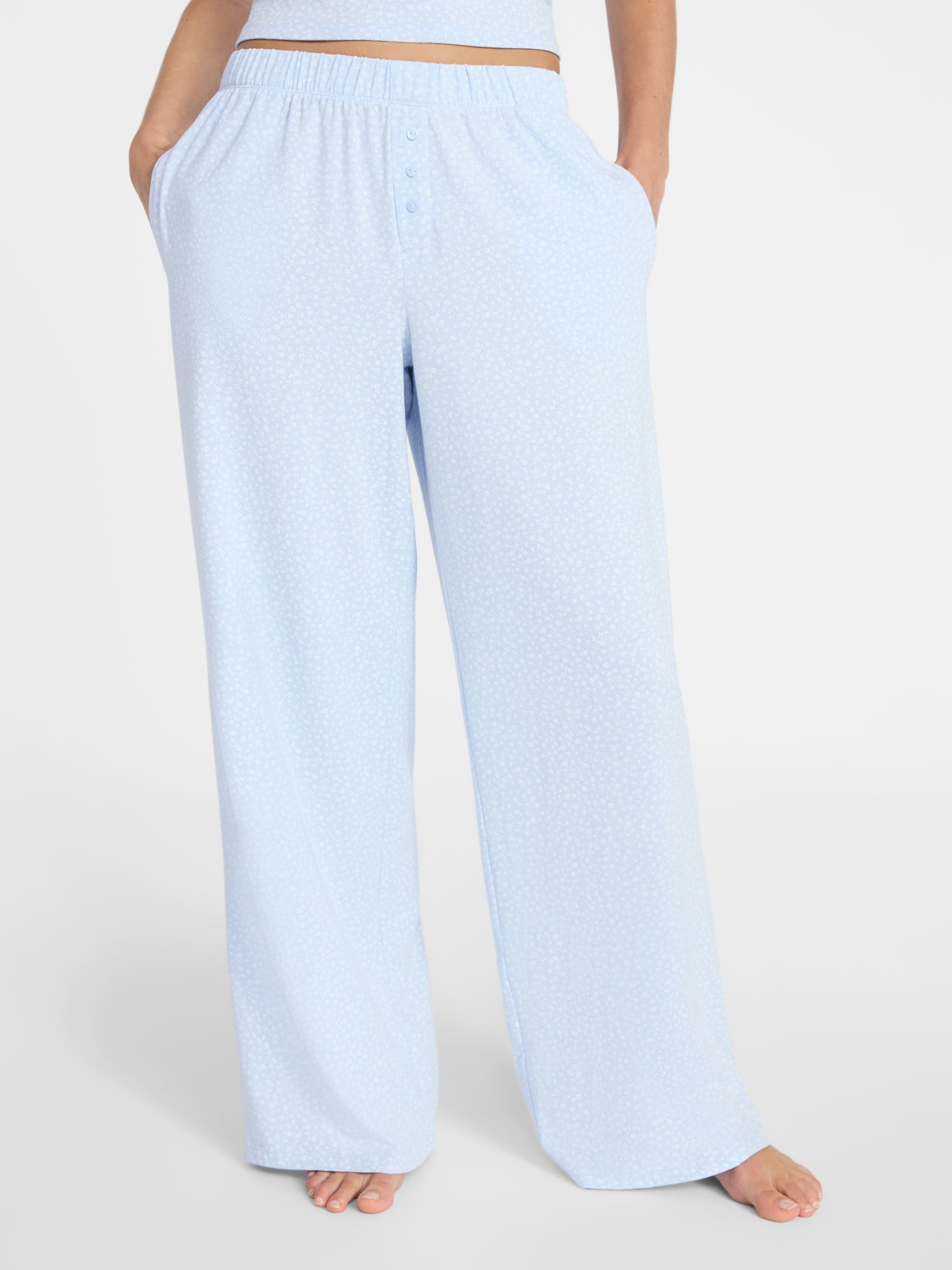 No Boundaries Cloud Core Sleepwear Pants, 30'' Inseam, Women’s XXS-3X