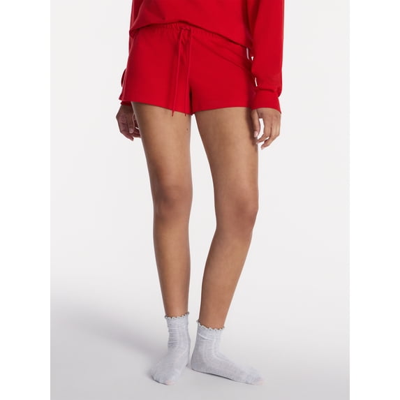 No Boundaries Sleepwear Shorts, 2.5'' Inseam, Women’s and Women’s Plus XXS-3X