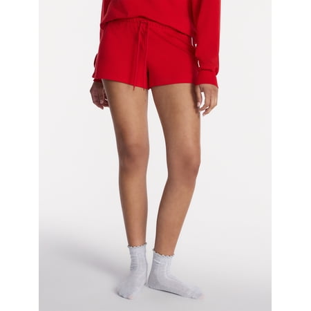 No Boundaries Sleepwear Shorts, 2.5'' Inseam, Women’s and Women’s Plus XXS-3X