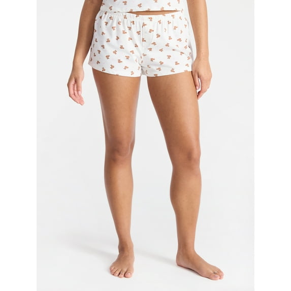 No Boundaries Cloud Core Sleepwear Shorts, Women's XXS-3X