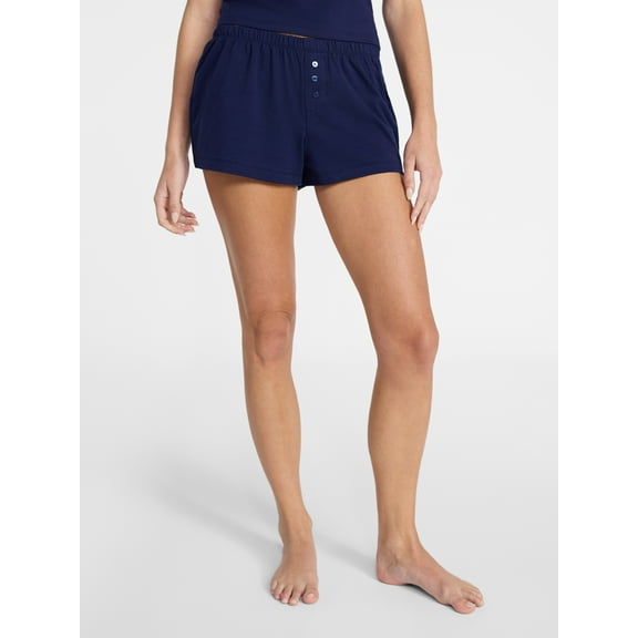 No Boundaries Sleepwear Shorts Cloud Core, Women’s XXS-3X