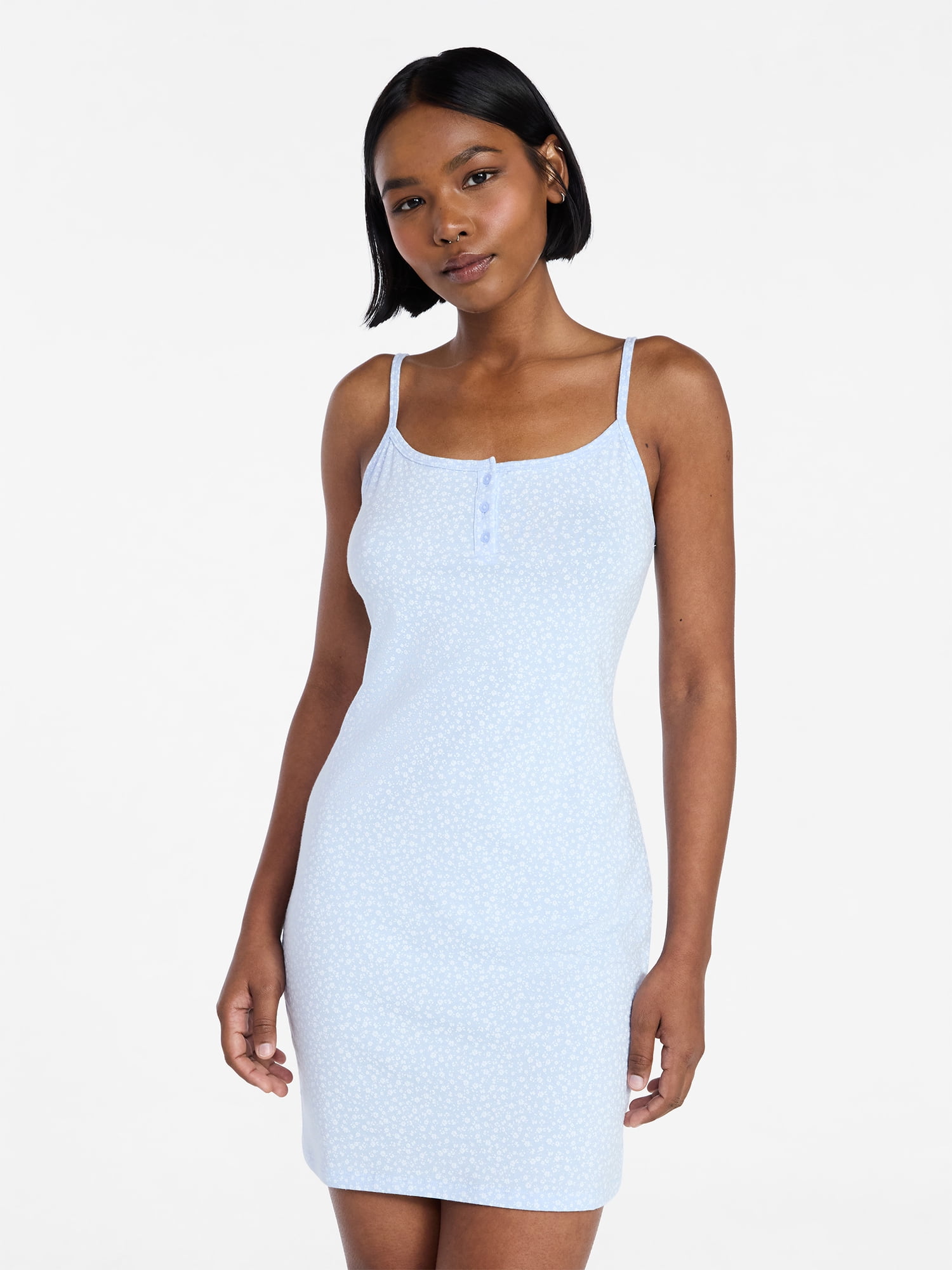 No Boundaries Cloud Core Sleepwear Slip, Women's XS-XXL
