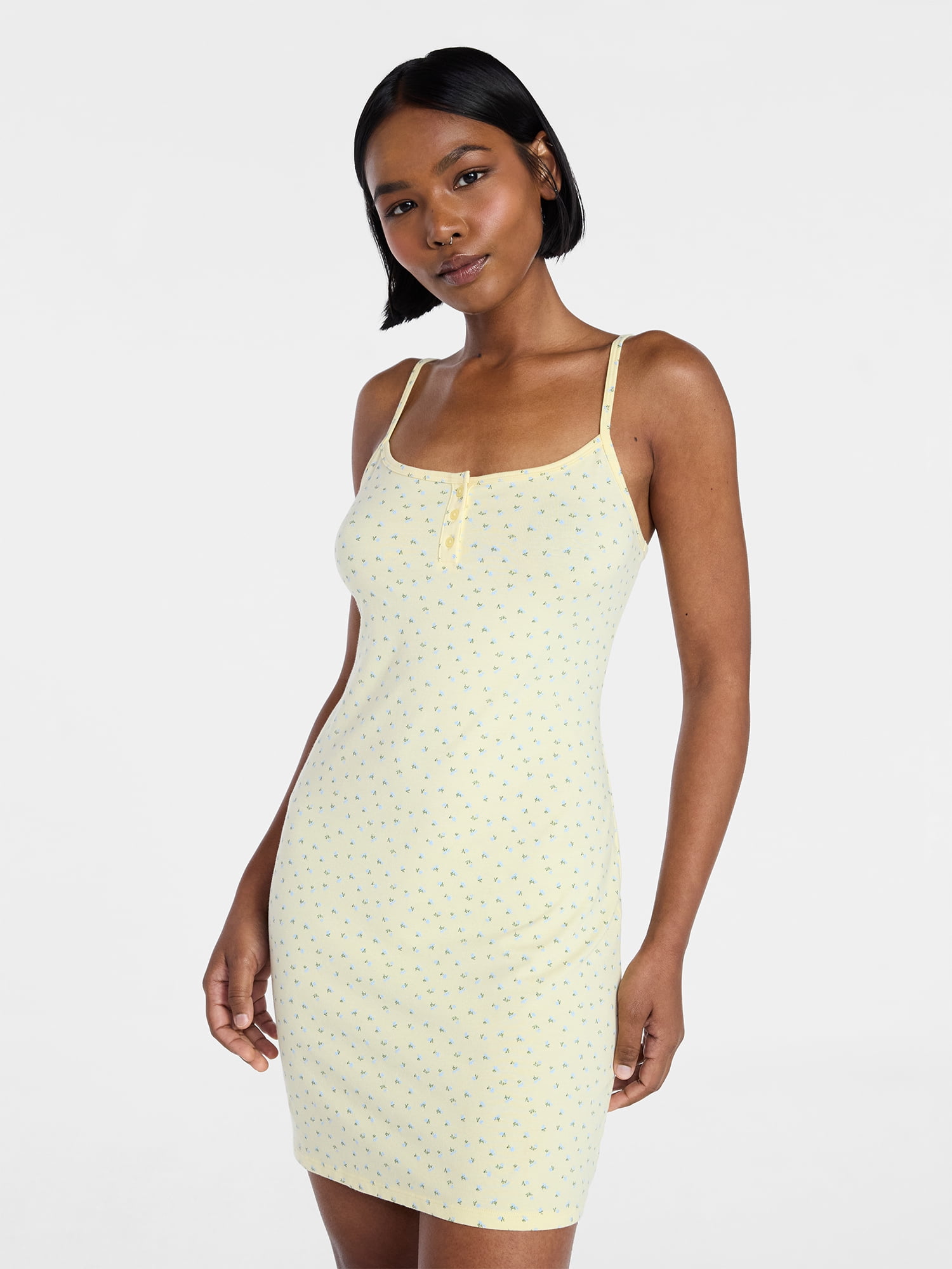 No Boundaries Cloud Core Sleepwear Slip, Women's XS-XXL