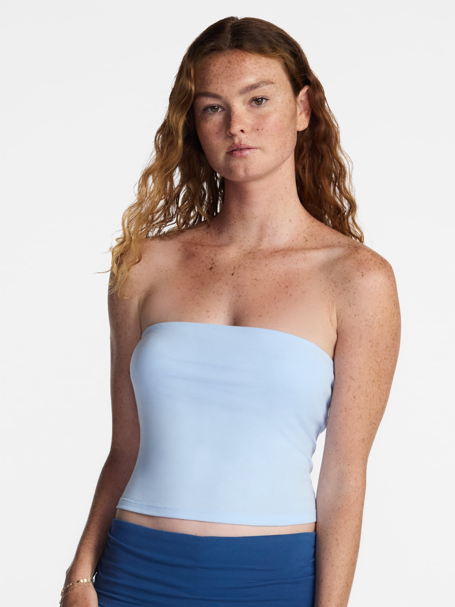 No Boundaries Cloud Core Sleepwear Tube Top, Women's XXS-3X