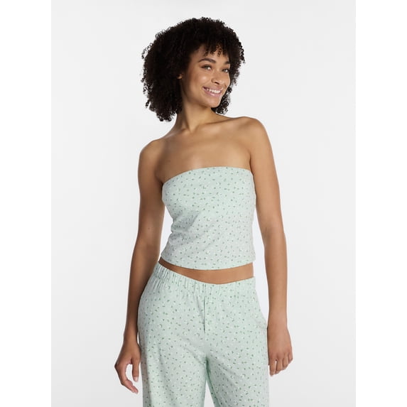 No Boundaries Cloud Core Sleepwear Tube Top, Women’s and Women’s Plus XXS-3X