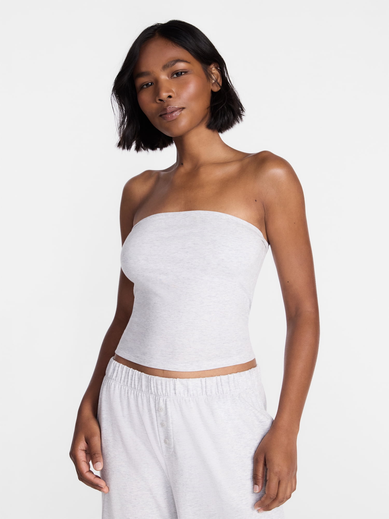 No Boundaries Cloud Core Sleepwear Tube Top, Women's XXS-3X