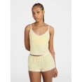 thumbnail image 1 of No Boundaries Lace Cami and Shorts Sleep Set, 2-Piece, Women's XXS-3X, 1 of 5
